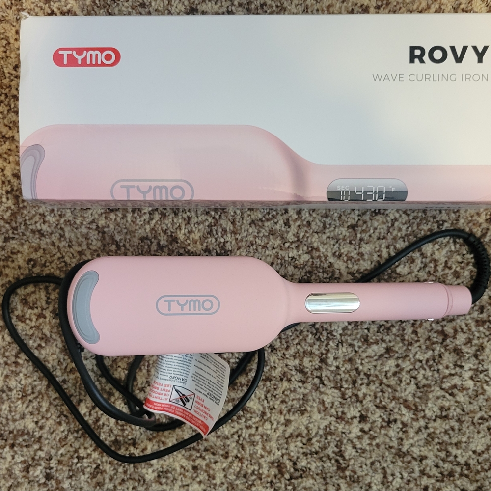 TYMO Pink Wave Curling Iron